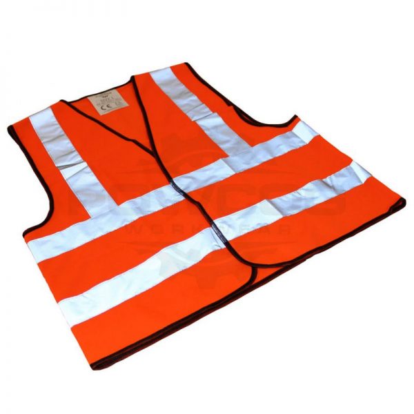 Professional Quality Orange High Visibility Jacket